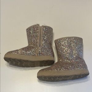 Cat & Jack Glittery Kids Boots